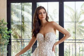 vestido de novia con falda desmontable