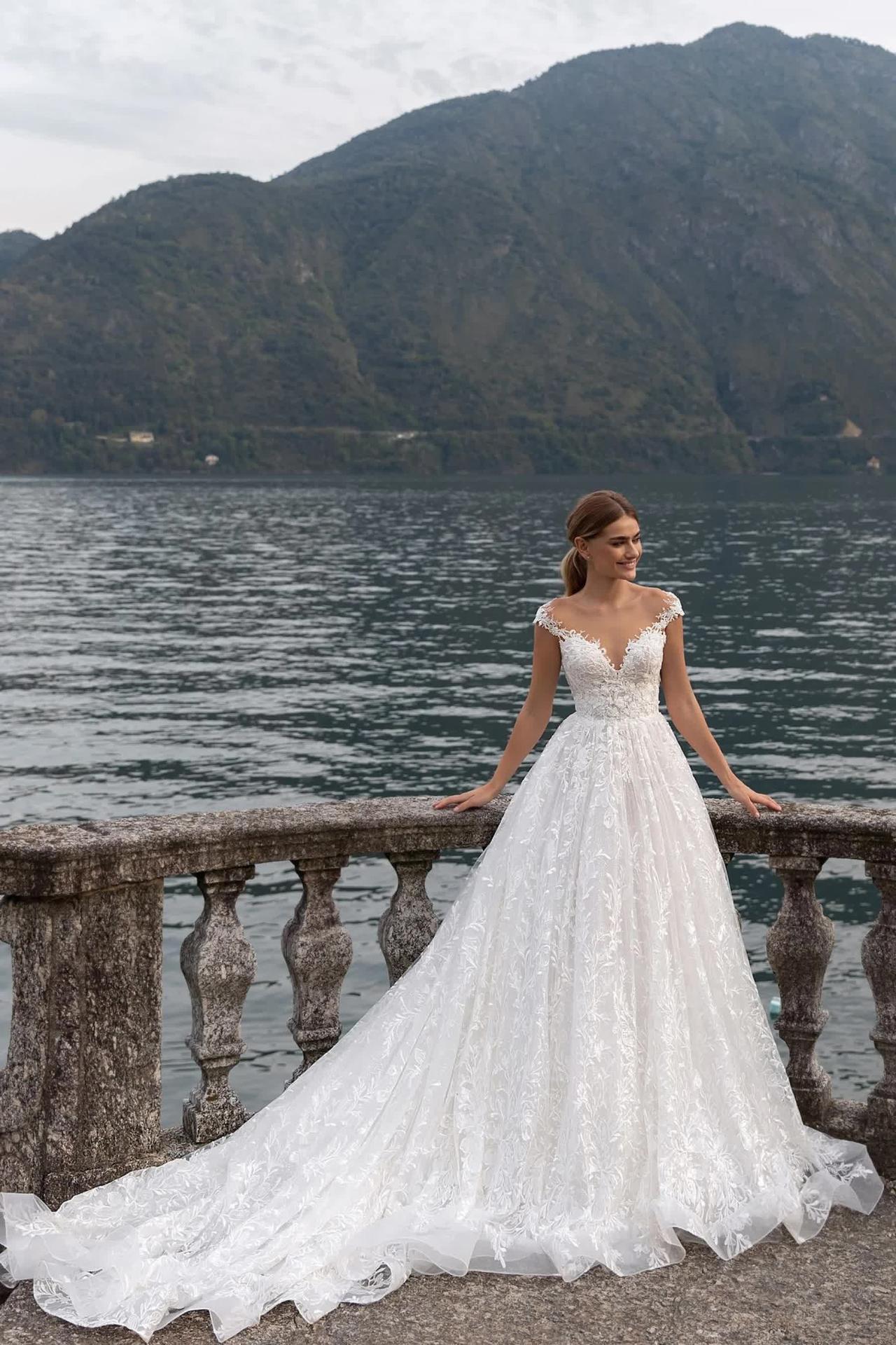 Vestidos de novia princesa con brillo