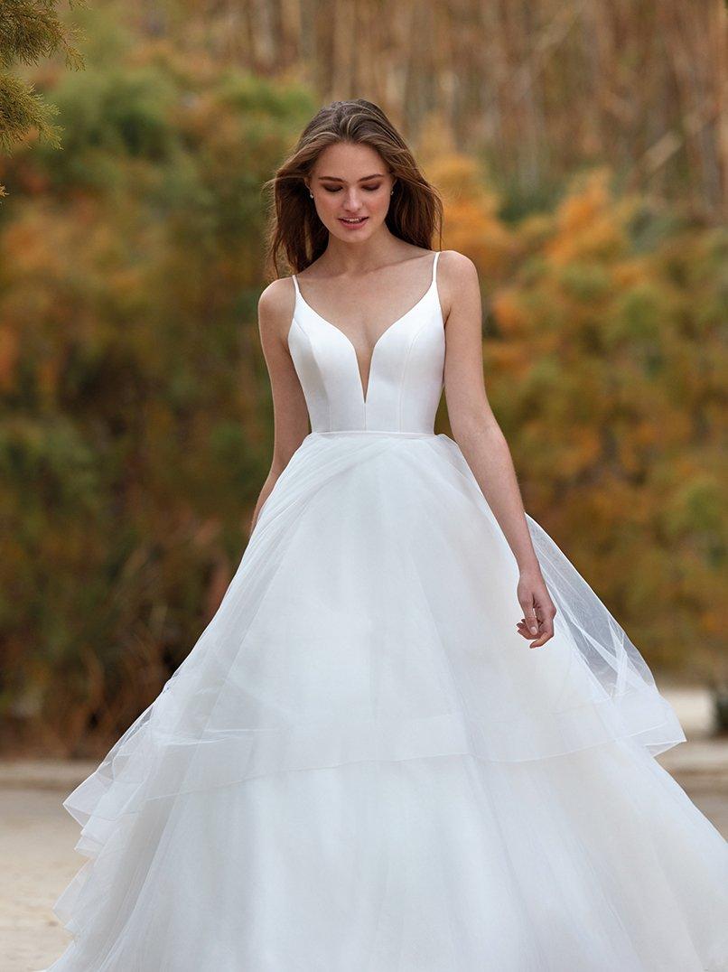 100 vestidos de novia sencillos 2022, imágenes de diseños sencillos y súper  bonitos