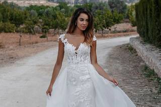 vestidos de novia desmontables hermosos