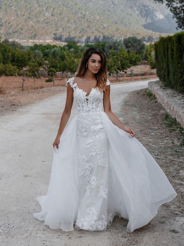 vestidos de novia desmontables hermosos