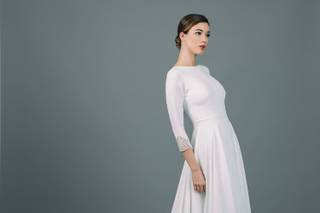 vestidos de novia sencillos para mujeres de 50 años