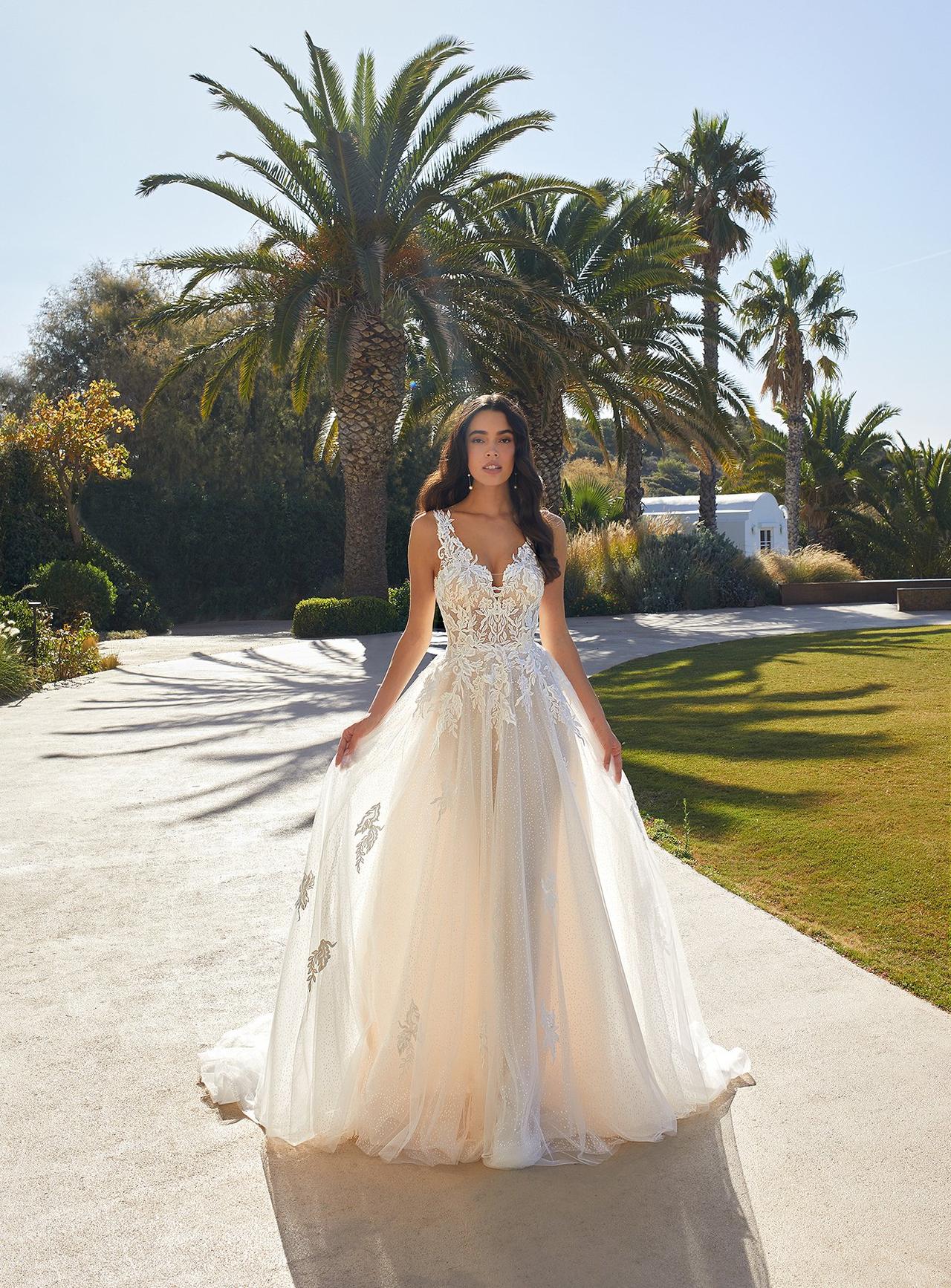 vestidos de novia para gorditas color beige