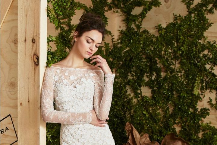 piel parque Prevención Vestidos de novia manga larga, una alternativa para deslumbrar