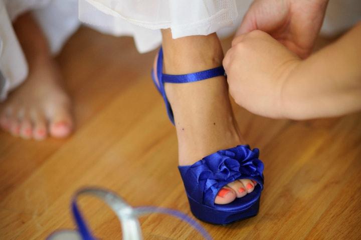 Zapatos de novia azules: 60 que te enamorarán