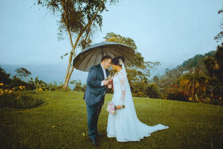 ¿Y si llueve el día del matrimonio? que no falte un plan B