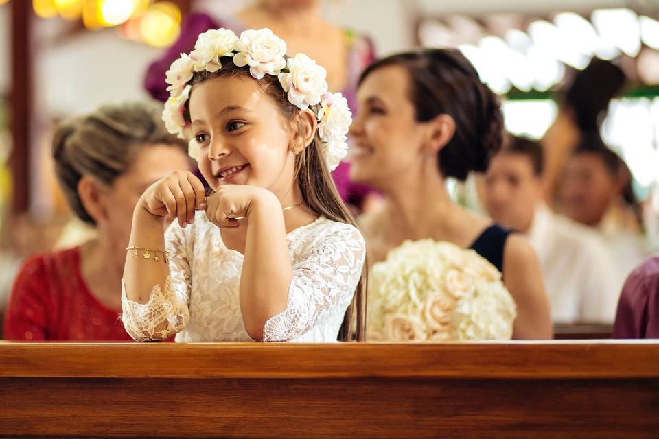 Peinados para pajecitas de matrimonio 