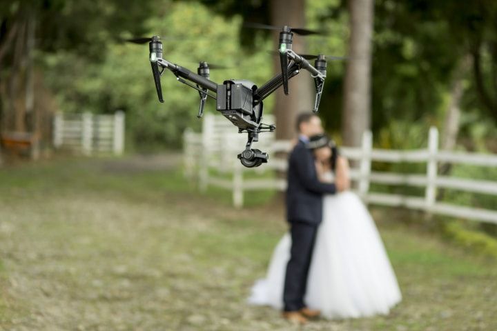 grabar boda con drone