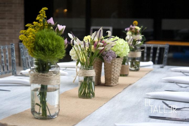 drop enthusiasm Barren Centros de mesa para matrimonio: 80 decoraciones inspiradoras