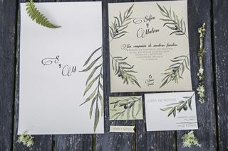 tarjetas de matrimonio tropical