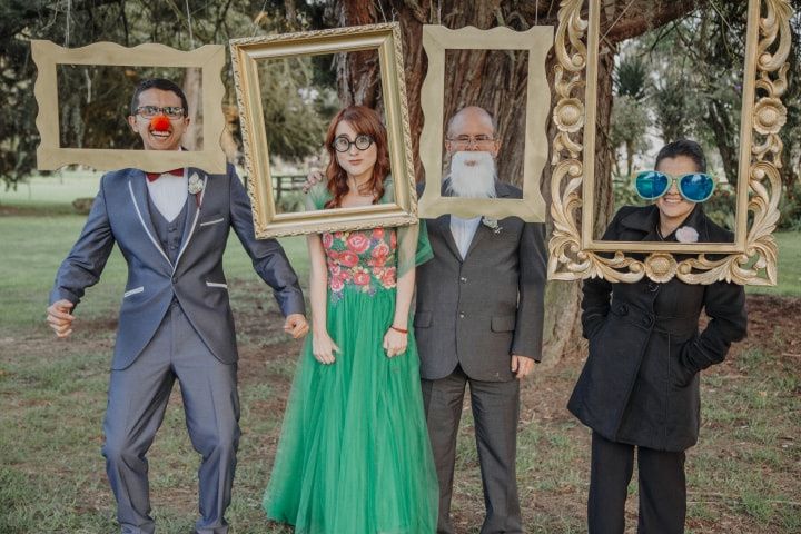 Photocall para matrimonio: las fotos divertidas que querrán tener