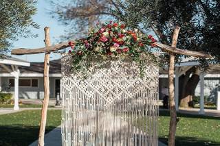 Arcos decorados para bodas boho