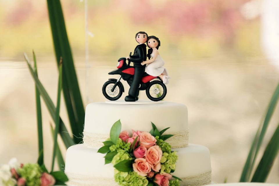 botón Votación nitrógeno Cake toppers' para su torta de matrimonio