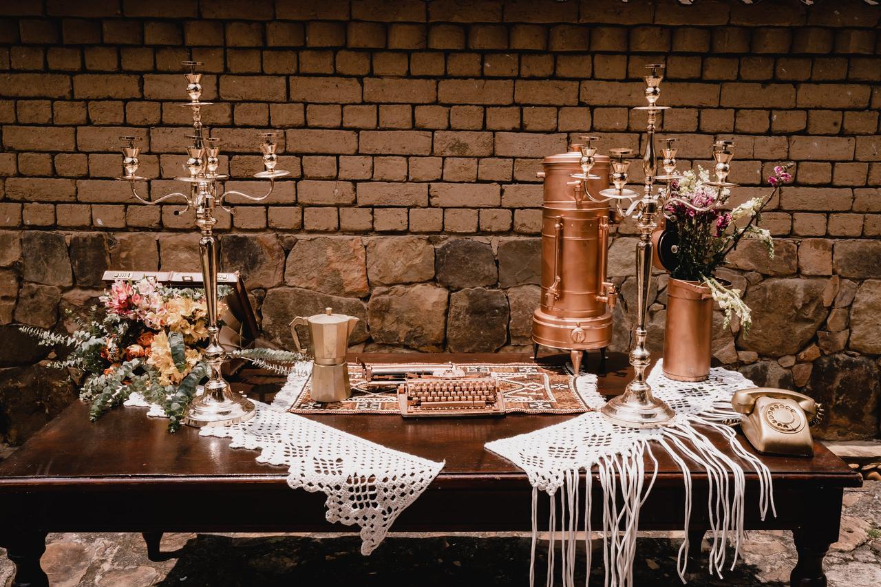 Estación de bebidas para boda