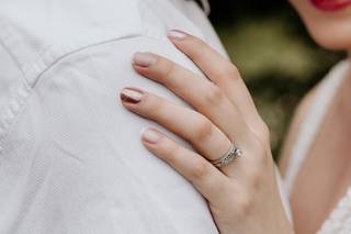 uñas para novia sencillas y elegantes