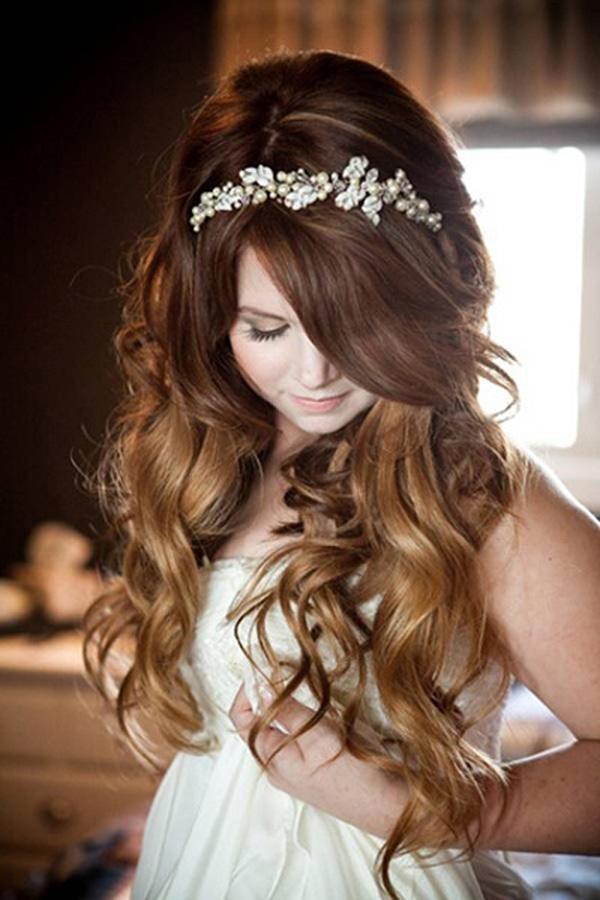 Los mejores peinados para novia con cabello suelto