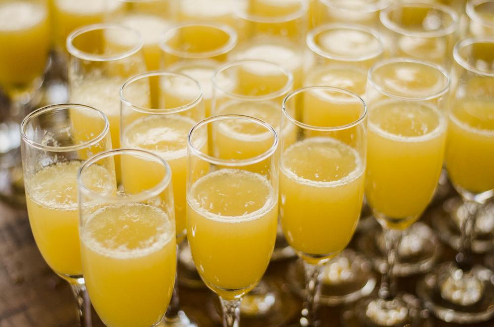 cocteles para boda mimosa