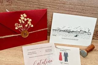 Modelo de invitación de boda elegante