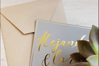 tarjetas de matrimonio elegante