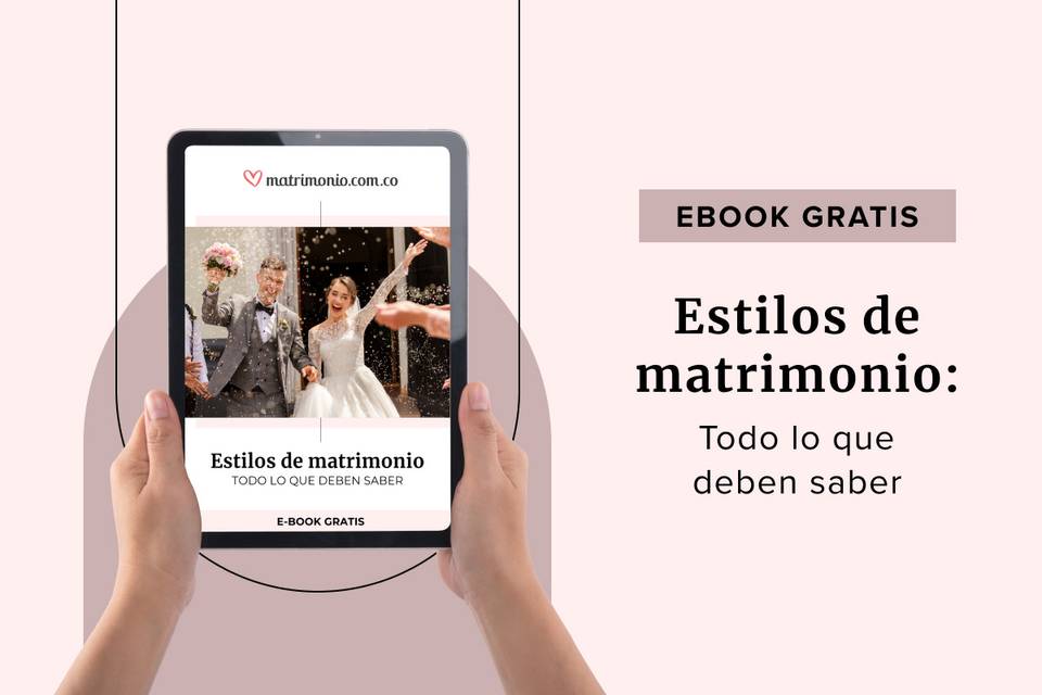 Estilos de bodas con ebook descargable gratis