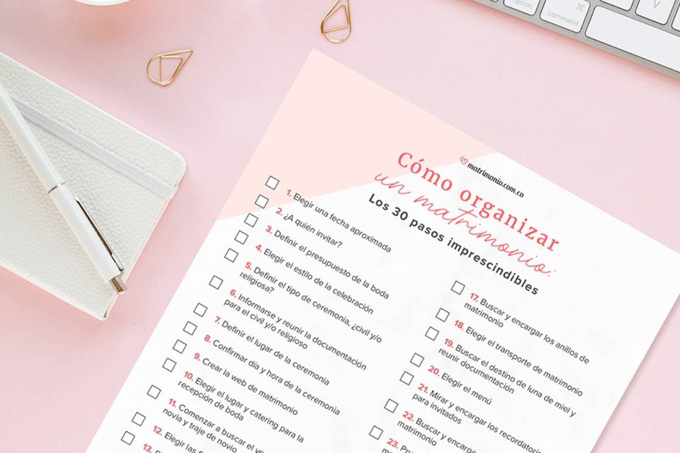 Como Organizar una Boda: ¡10 Pasos a Seguir!