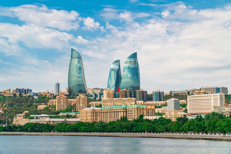 Azerbaijan, Baku - Torres Llama