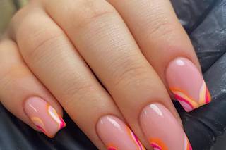 uñas de novia largas nail art