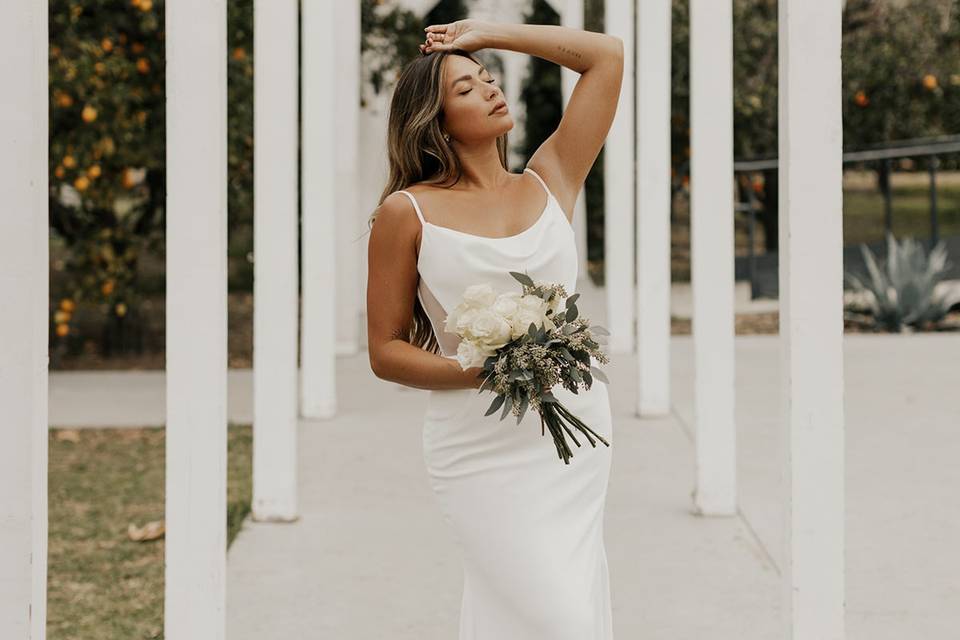 Vestidos de novia y elegantes para boda civil