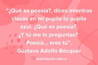 Poemas largos y bonitos de Gustavo Adolfo Bécquer