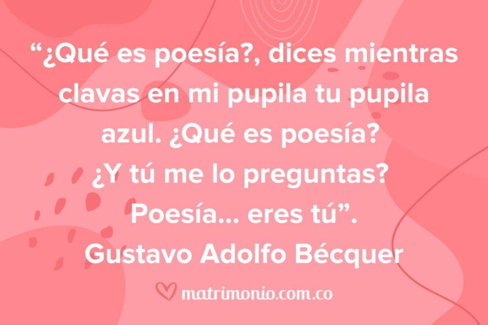 Poemas largos y bonitos de Gustavo Adolfo Bécquer