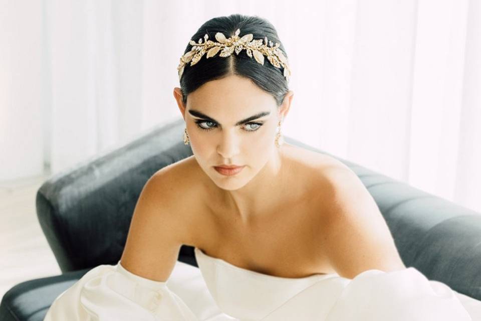 Tocados de novia con flores que vas a en la boda