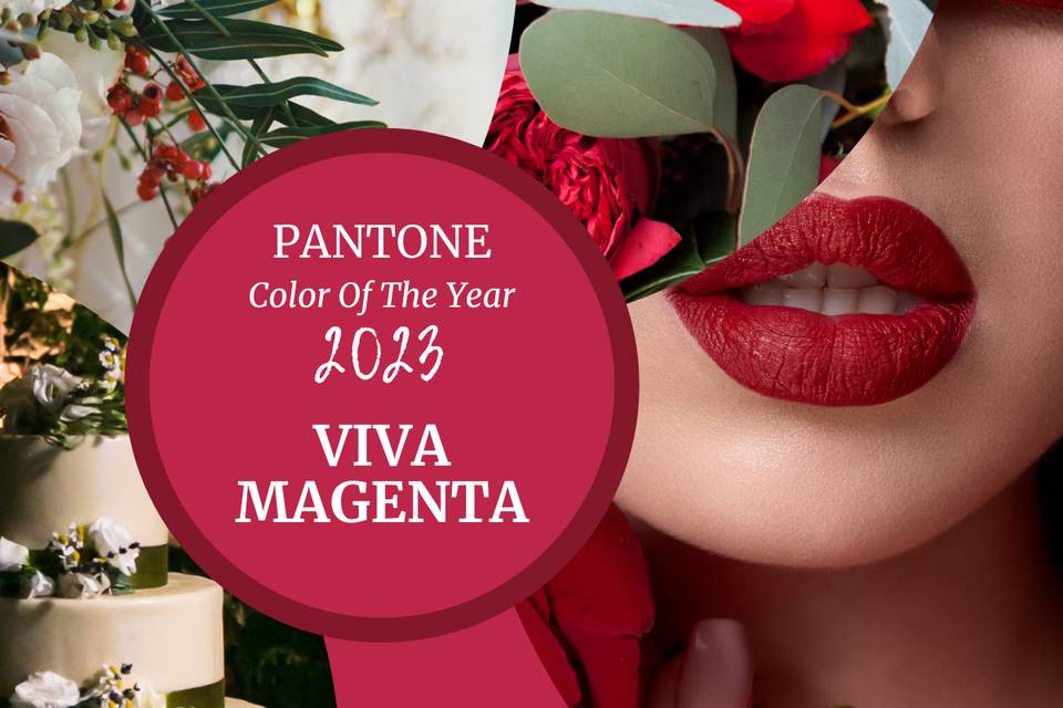 viva magenta color del año 2023 por Pantone