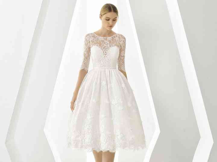 Los Vestidos Para Novia Corte Midi Siguen Vigentes