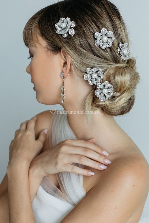 bloom, Maria Elena Headpieces