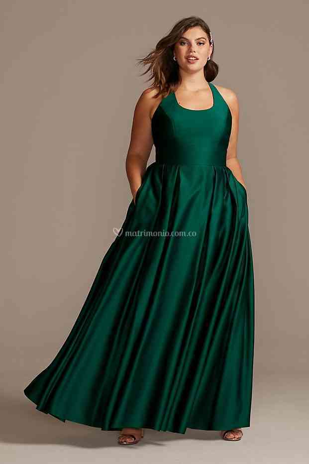 Vestidos de Fiesta de David's Bridal - Plus Size 2020 - Matrimonio.com.co