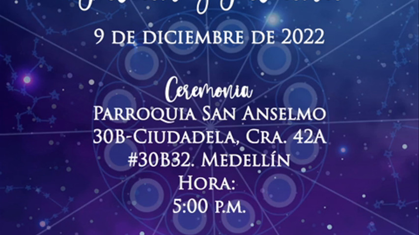 Invitación digital - Zodíaco