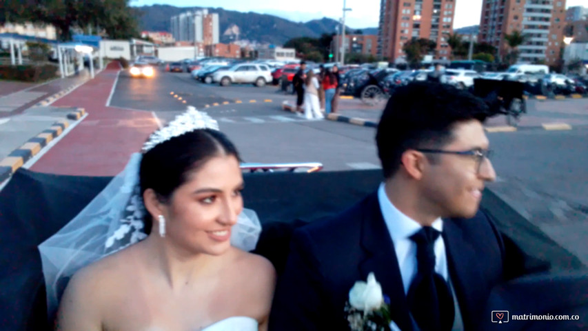 Arrivo de los novios