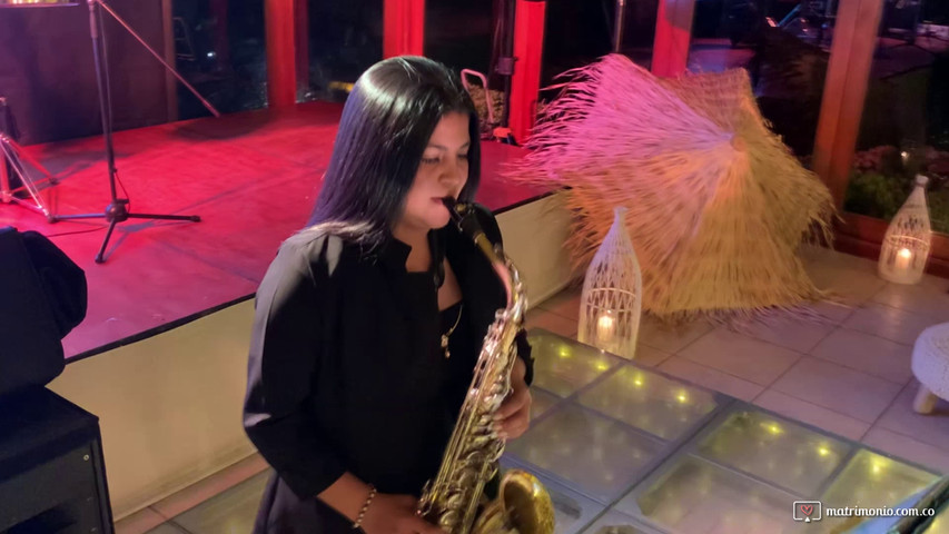 Saxofonista Liliana Sanabria