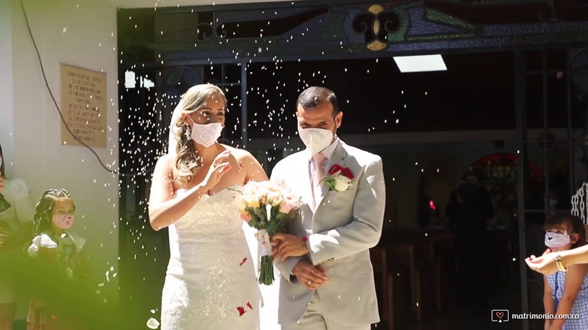 Boda en medio de pandemia