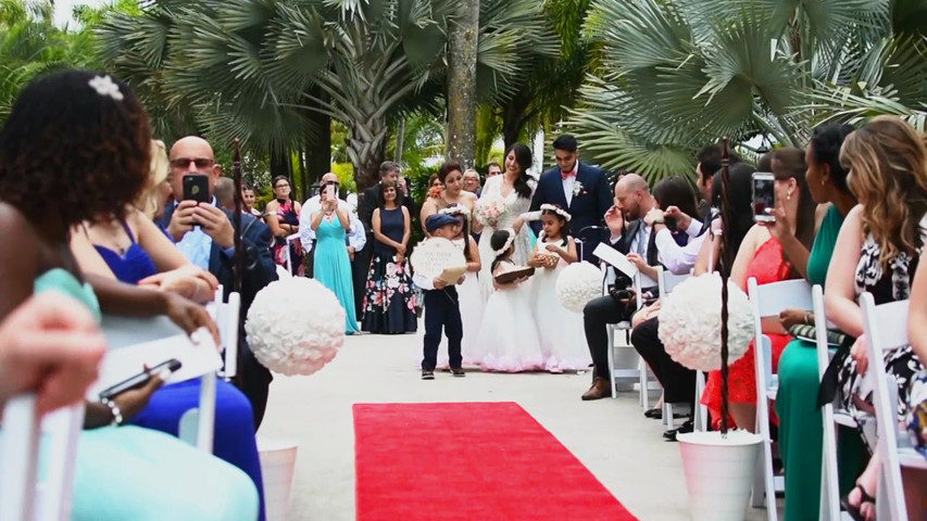 Boda en Miami stephanie & brock