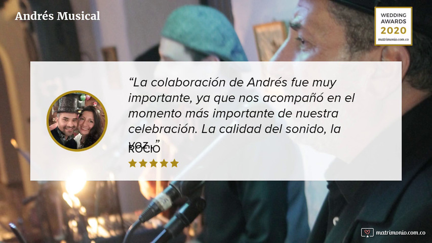 Wedding Awards 2020 - Andrés Musical 