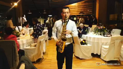 Saxofonista matrimonio Hotel Sheraton 