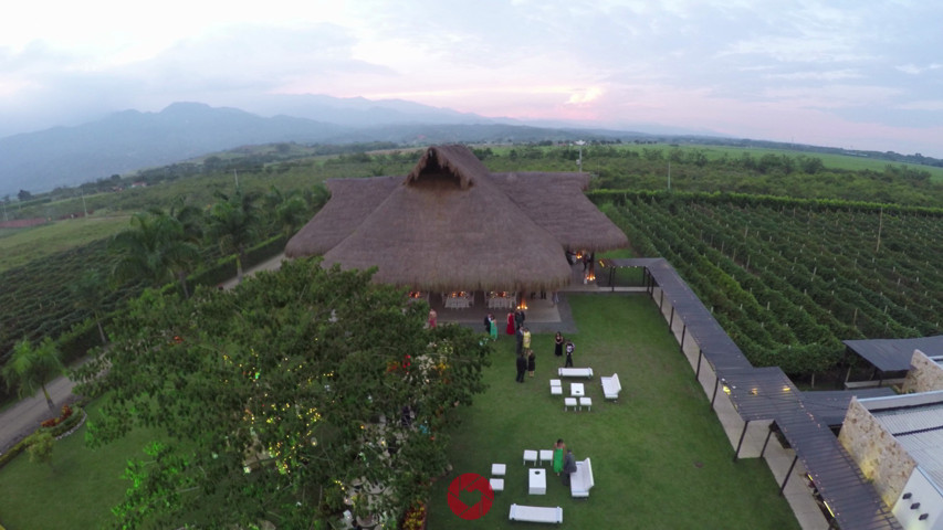 La boda desde el aire