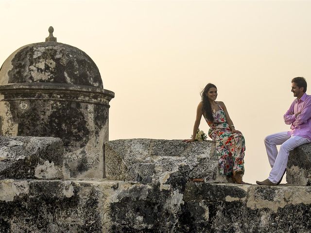 El matrimonio de Germán y Claudia en Cartagena, Bolívar 17
