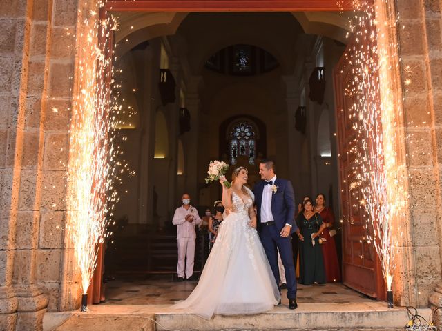 El matrimonio de Dayana y Erik en Cartagena, Bolívar 34