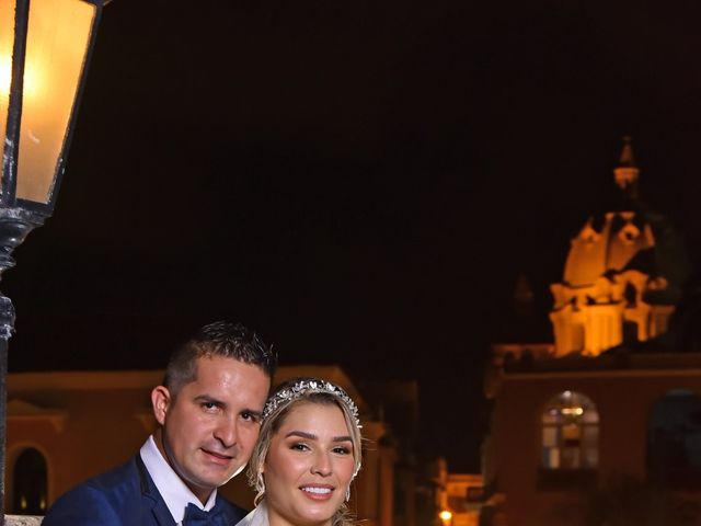 El matrimonio de Dayana y Erik en Cartagena, Bolívar 45