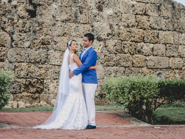 El matrimonio de Andrés y Ladini en Cartagena, Bolívar 5