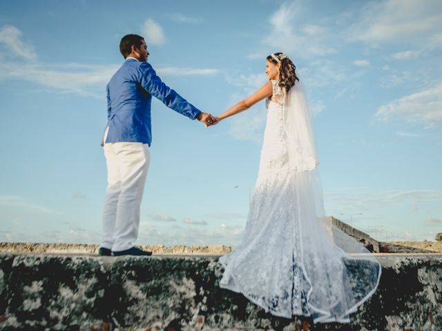 El matrimonio de Andrés y Ladini en Cartagena, Bolívar 7