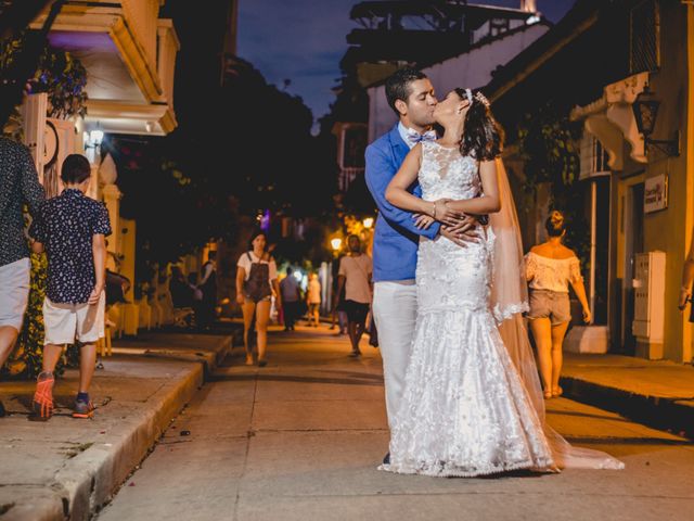 El matrimonio de Andrés y Ladini en Cartagena, Bolívar 9