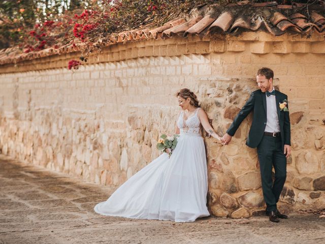 El matrimonio de Nathalia y Jerôme en Villa de Leyva, Boyacá 50